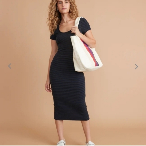 Marine Layer Lexi Rib Midi Dress - Picture 5 of 10